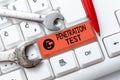 Writing displaying text Penetration Test. Concept meaning authorized simulated cyberattack on a computer system Royalty Free Stock Photo