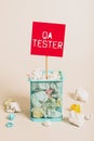 Writing displaying text Qa Tester. Business idea Quality assurance of an on going project before implementation -47800 Royalty Free Stock Photo