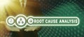 Handwriting text Root Cause Analysis. Internet Concept Method of Problem Solving Identify Fault or Problem Royalty Free Stock Photo