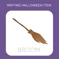 Writing Halloween Item Worksheet