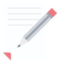 Writing Isolated Vector icon that can be easily edit or modified Royalty Free Stock Photo
