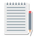 Writing Isolated Vector Icon Editable Royalty Free Stock Photo