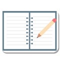 Writing Isolated Vector Icon Editable Royalty Free Stock Photo