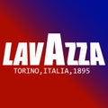 Writing, LAVAZZA coffee logo Royalty Free Stock Photo