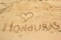 Writing `Love Honduras`