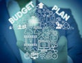 Writing note showing Budget Plan. Business photo showcasing financial schedule for a defined period of time usually year