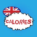 Writing note showing Calories. Business photo showcasing Energy released by food as it is digested by the huanalysis body