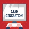 Writing note showing Lead Generation. Business photo showcasing process identifying and cultivating potential customers
