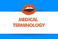 Writing note showing Medical Terminology. Business photo showcasing language used to precisely describe the huanalysis