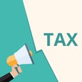 Writing note showing Tax Royalty Free Stock Photo