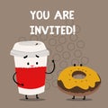 Writing note showing You Are Invited. Business photo showcasing Receiving and invitation for an event Join us to Royalty Free Stock Photo