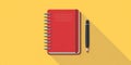 Writing Notebook Pen Icon Royalty Free Stock Photo