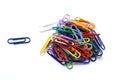 Writing paper clips Royalty Free Stock Photo