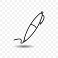 Writing Pen icon. Royalty Free Stock Photo