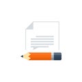 Writing skill and education concept Royalty Free Stock Photo