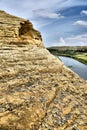 Writing-On-Stone Provincial Park Royalty Free Stock Photo