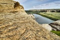 Writing-On-Stone Provincial Park Royalty Free Stock Photo