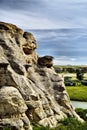 Writing-On-Stone Provincial Park Royalty Free Stock Photo