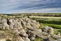 Writing-On-Stone Provincial Park Royalty Free Stock Photo