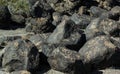 Petroglyphs on rocks from prehistoric peoples