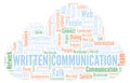 Written Communication word cloud