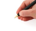 Writting hand Royalty Free Stock Photo