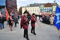 Wrocla, Poland, 11 November 2018. Independence Day in Poland. Soldiers Parade celebrating independence day in Wroclaw