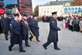 Wrocla, Poland, 11 November 2018. Independence Day in Poland. Soldiers Parade celebrating independence day in Wroclaw