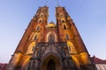 Wroclaw Cathedral at night