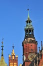 Wroclaw city hall, Town hall tower with giant clock
