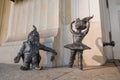 Wroclaw dwarf statue, `Balerina` Gnome. Wroclaw, Poland, 2018