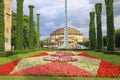 Wroclaw, historical architecture Centennial Hall, public garden, Poland