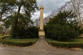 Big Column of Frederick William II at center of Szczytnicki park