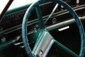 Wroclaw, Poland, August 20, 2021: beautiful stylish interior of an old Buick car