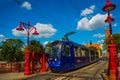 WROCLAW, POLAND: Historic Piaskowy Bridge - an iron bridge erected in Wroclaw in 1861, moved over southern arm of Odra River