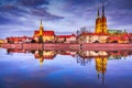 Wroclaw, Poland - Cathedral Island and Oder River Royalty Free Stock Photo