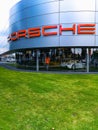Facade of Porsche Centrum Wroclaw building