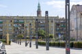 View of the buildings and architecture of the central part of Wroclaw