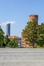 View of the buildings and architecture of the central part of Wroclaw