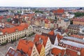 Main market, aerial view, Lower Silesia, Wroclaw, Poland