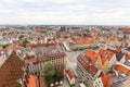 Main market, aerial view, Lower Silesia, Wroclaw, Poland