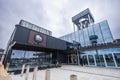 Facade of Wroclaw Fashion Outlet as spacious and modern outlet center with shops of many well-