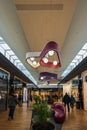 Interior of Wroclaw Fashion Outlet as spacious and modern outlet center with shops of many well-