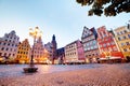 Wroclaw, Poland. The market square