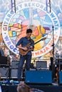 Artists and guitarists at main stage at open event Guitar Guinness World Record 2023 where record