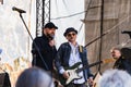 Artists and guitarists at main stage at open event Guitar Guinness World Record 2023 where record