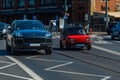 May cruising of old retro cars of Classic Zone Wroclaw