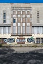 Facade of old Lwow cinema at Hallera street