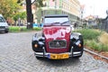 Old Citroen 2CV Charleston standing on the street of wroclaw