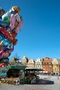 Wroclaw Poland, Town Market Square Royalty Free Stock Photo